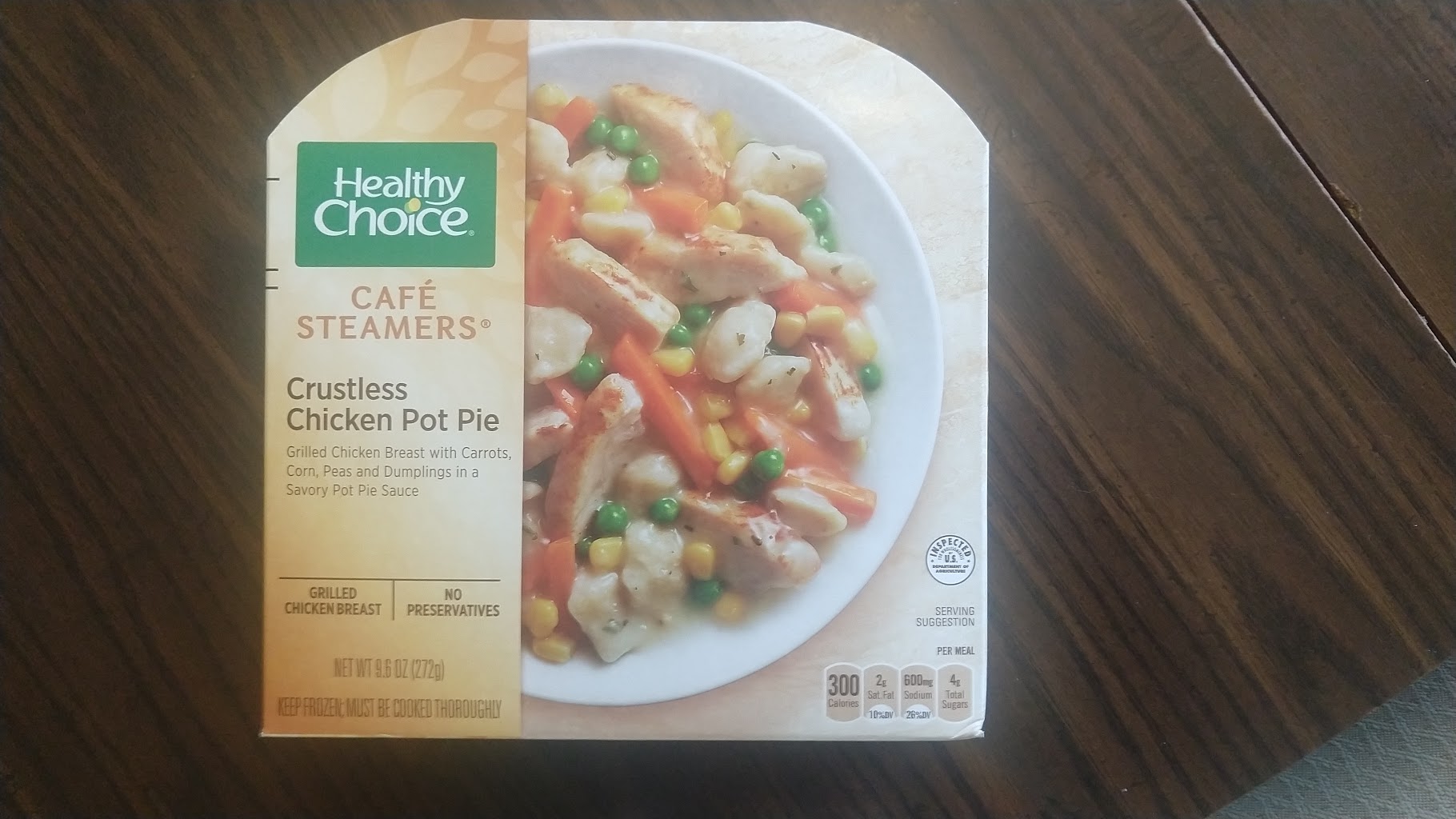 Healthy Choice Crustless Chicken Pot Pie front